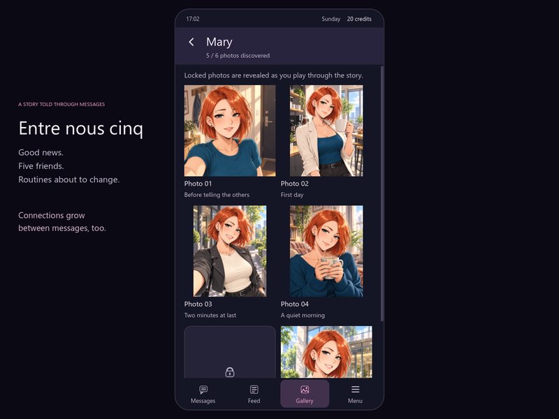 Screenshot 4 from Entre Nous Cinq