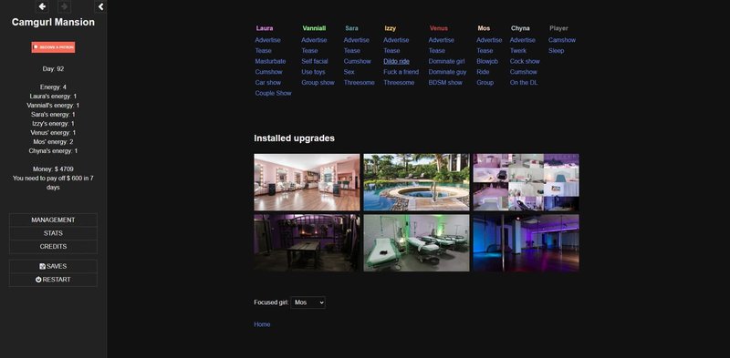 Screenshot 1 from Camgurl Mansion