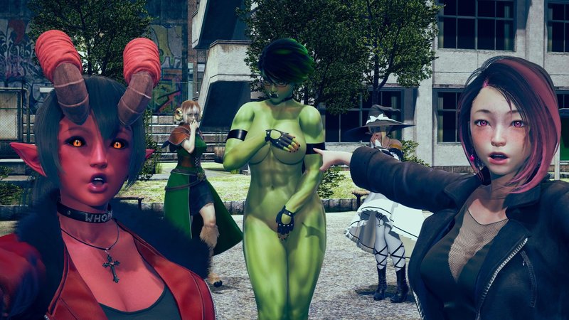 Screenshot 1 from Irregular Fantasy World: A Sapphic Adventure
