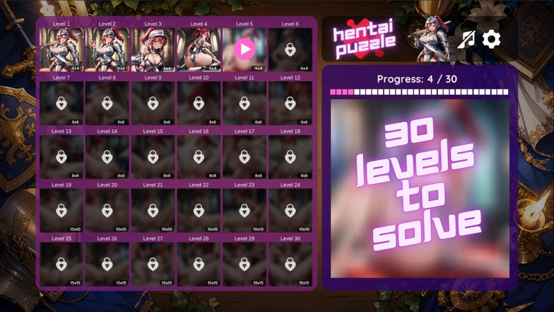 Screenshot 5 from Hentai Puzzle: Sarah