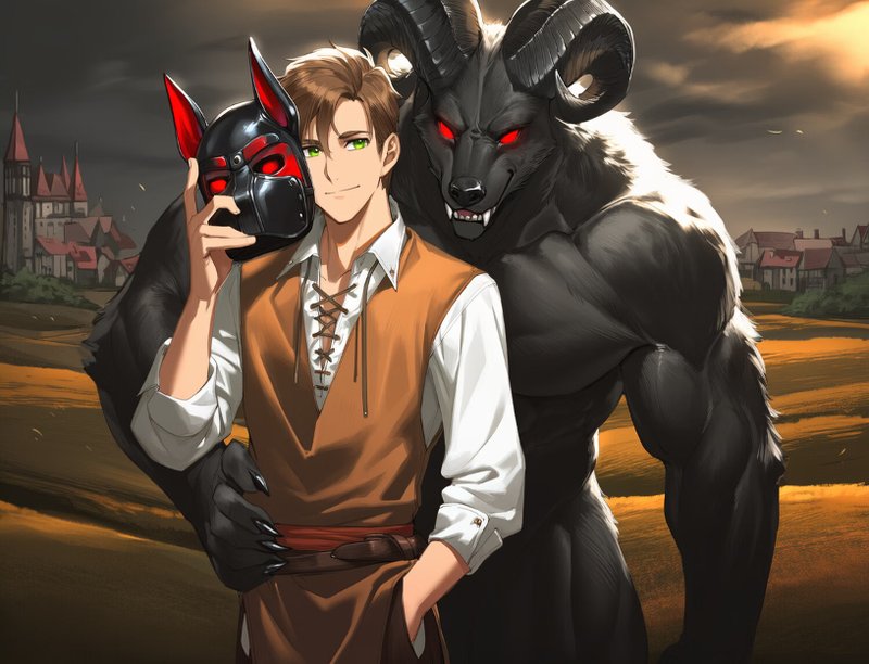 The Black Mask of Cernunnos