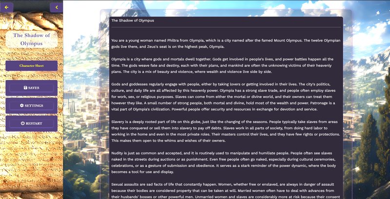 Screenshot 1 from The Shadow of Olympus