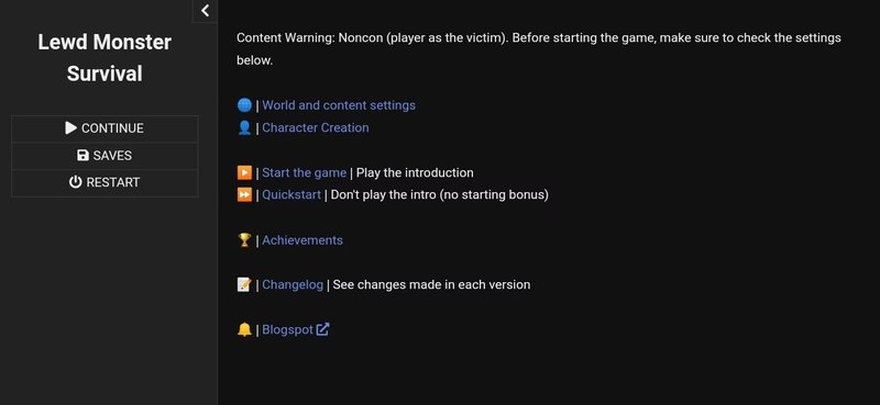Screenshot 1 from Lewd Monster Survival