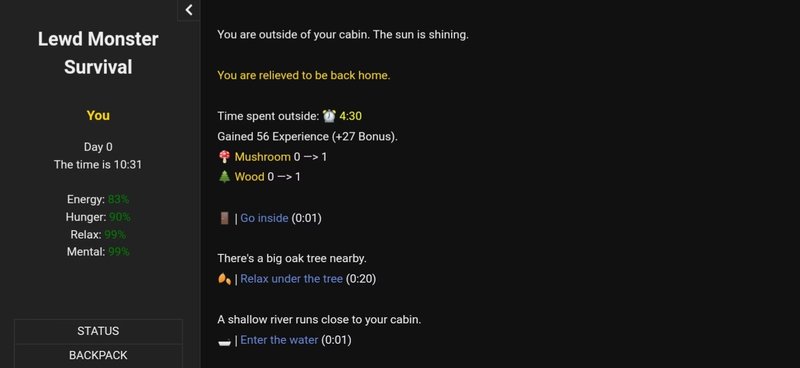 Screenshot 3 from Lewd Monster Survival