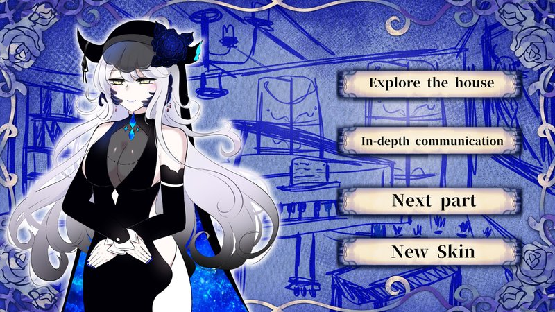 Screenshot 1 from Days with Evraco - The Blind Witch in Blue Forest