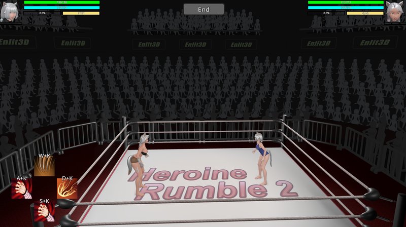 Screenshot 1 from Heroine Rumble 2