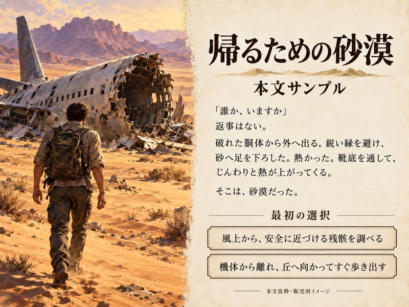 Скриншот 1 из игры «Пустыня для возвращения домой»