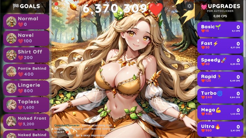 Screenshot 1 from Hentai Clicker: Elowen is Streaming
