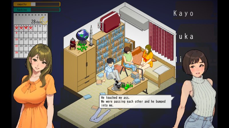 Screenshot 2 from Tokyo College Girls: The Nerd & Queen Bees