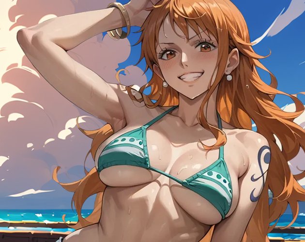 Nami, a Naughty Pirate