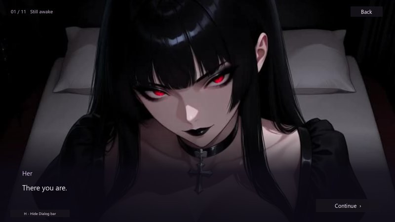 Screenshot 4 from Hypno Clicker: Goth Obsession