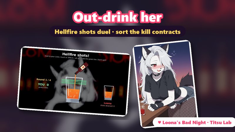 Screenshot 3 from Loona's Bad Night