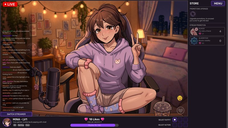 Screenshot 1 from Your Horny Streamer