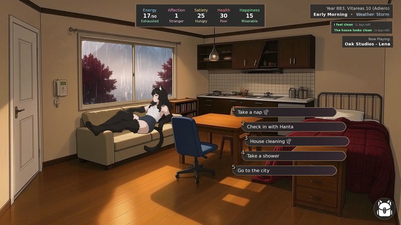 Screenshot 6 from Caring for My New Cat... Femboy?