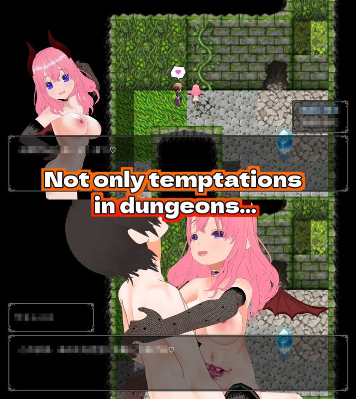 Screenshot 3 from Masochistic Hero's Defeat Ejaculation - Succubus's Lewd Temptation