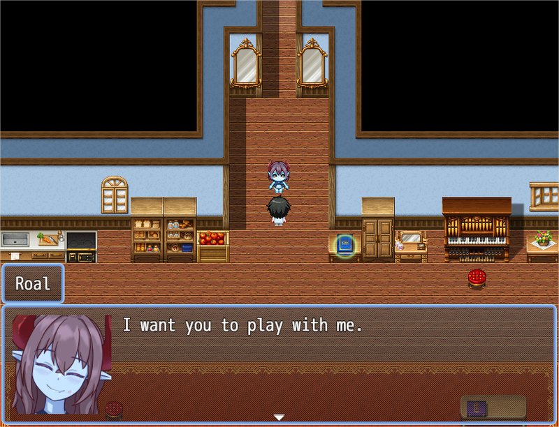 Screenshot 3 from Toyed With by a Blue-Skinned Succubus