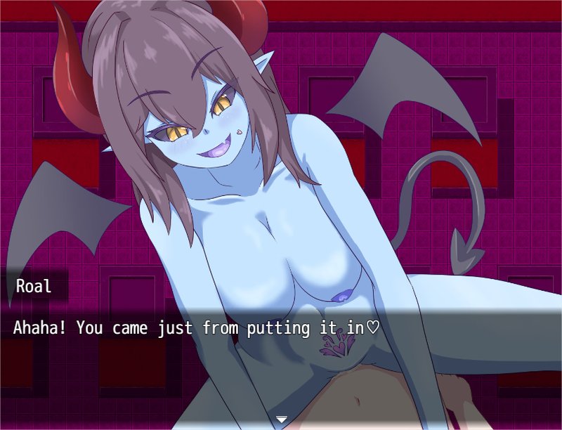 Screenshot 4 from Toyed With by a Blue-Skinned Succubus