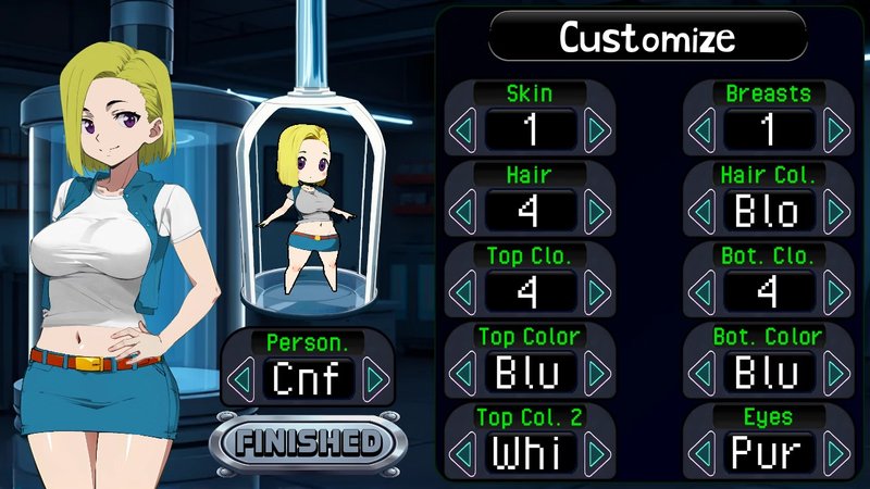 Screenshot 2 from Conquering Worlds with your Waifu