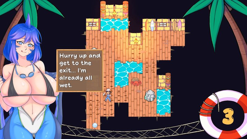 Screenshot 1 from Help Me Cleaner Sama! I Got Isekai'd to Clean Monster Girl Basements