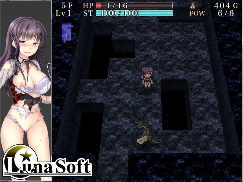 Screenshot 3 from Dungeons and Heroines: The Mystery Labyrinth and the Girl from Another World