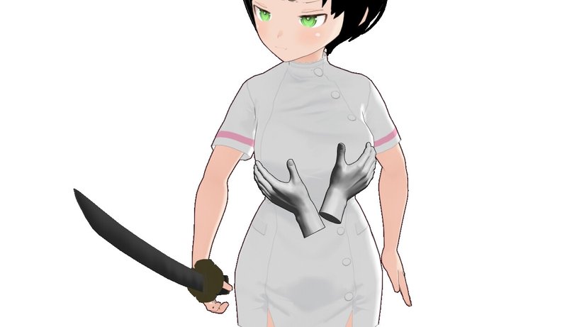 Screenshot 2 from You Must Not Touch the Nurse Outfit and Katana