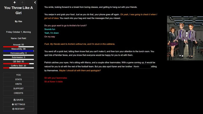 Screenshot 2 from You Throw Like a Girl