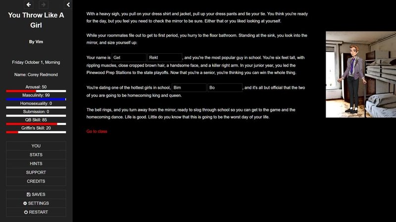 Screenshot 4 from You Throw Like a Girl