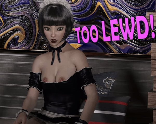 Too Lewd!