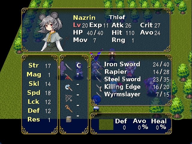 Screenshot 3 from Touhou Chemblem Seireisen Edition