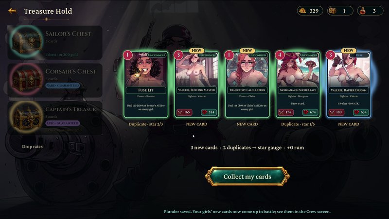 Screenshot 1 from Plunder and Booty: High Seas Harem