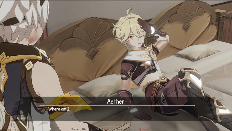 Screenshot 1 from Impact Lewd Routine