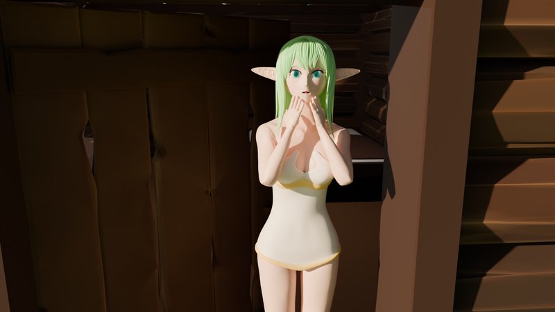 Screenshot 1 from Reincarnated into a World of Materialistic Monster Girls