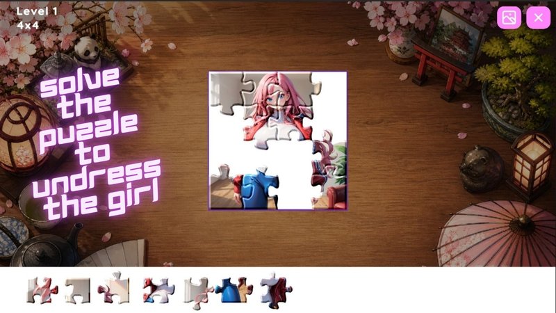 Скриншот 2 из игры «Hentai Puzzle: Valentine»