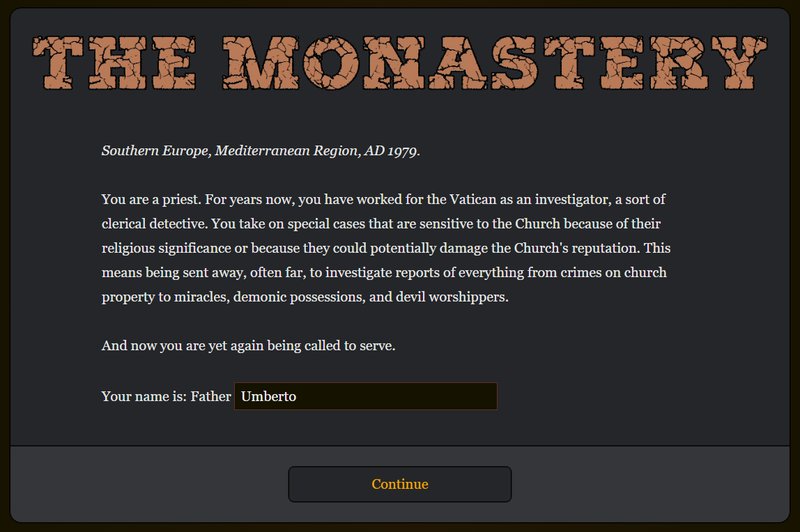 Screenshot 2 from The Monastery