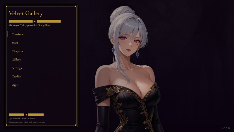 Скриншот 1 из игры «Velvet Gallery»
