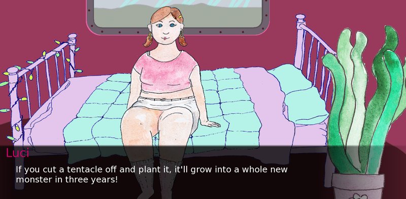 Скриншот 3 из игры «Люси любит щупальца»