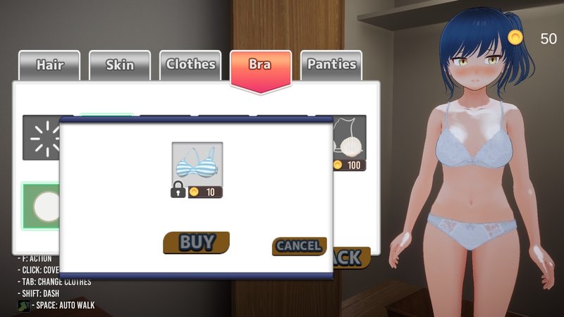 Screenshot 5 from Returning Home Naked: Nagisa Kusanagi