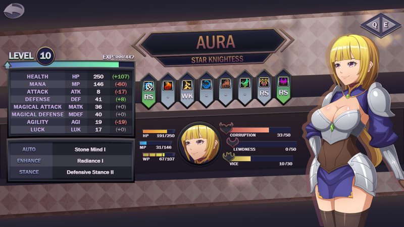 Screenshot 3 from Star Knightess Aura