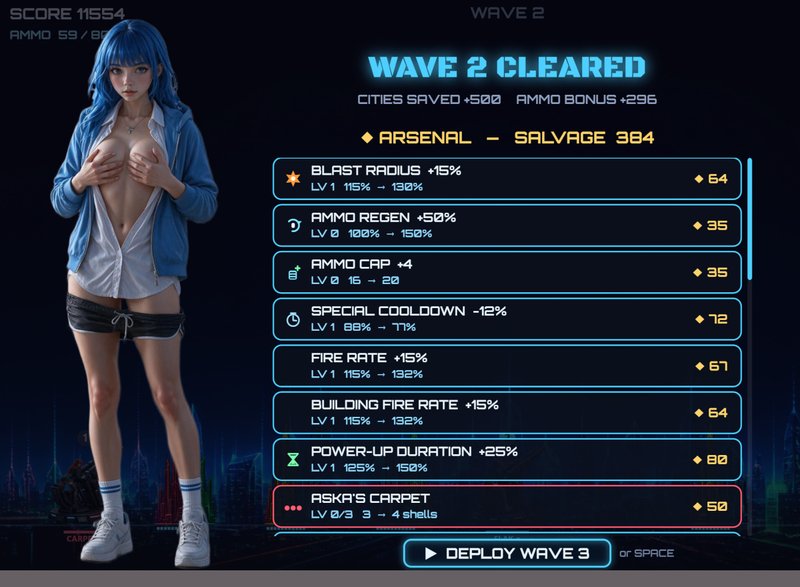 Скриншот 7 из игры «Artillery Girls»