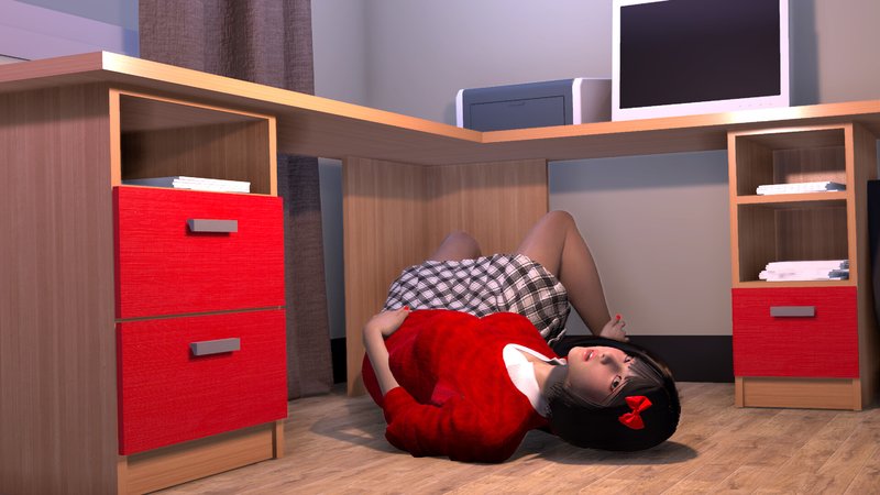 Screenshot 1 from Korean GIRLS: Naughty at Home