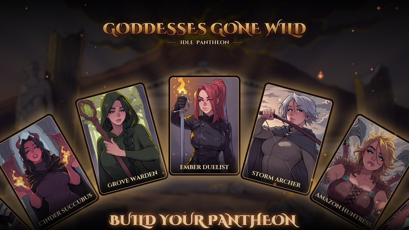 Screenshot 1 from Goddesses Gone Wild: Idle Pantheon