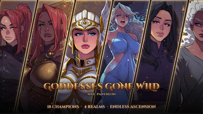 Screenshot 4 from Goddesses Gone Wild: Idle Pantheon