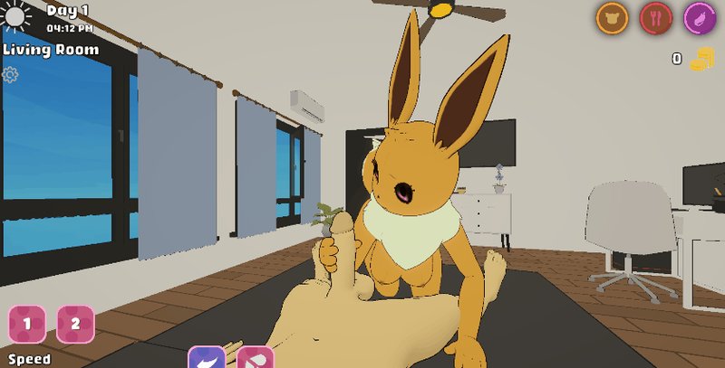 Screenshot 1 from My Lewd Roommate Evie