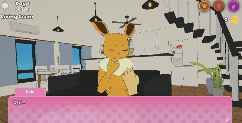 Screenshot 3 from My Lewd Roommate Evie