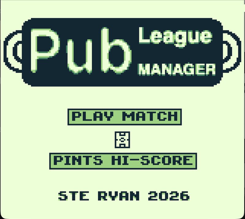 Pub League Manager