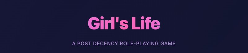 Girl's Life RPG