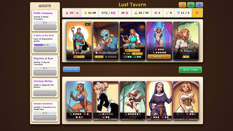Скриншот 2 из игры «Лust Tavern»