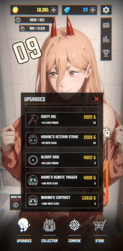 Screenshot 8 from Chainsaw Man Gacha Clicker