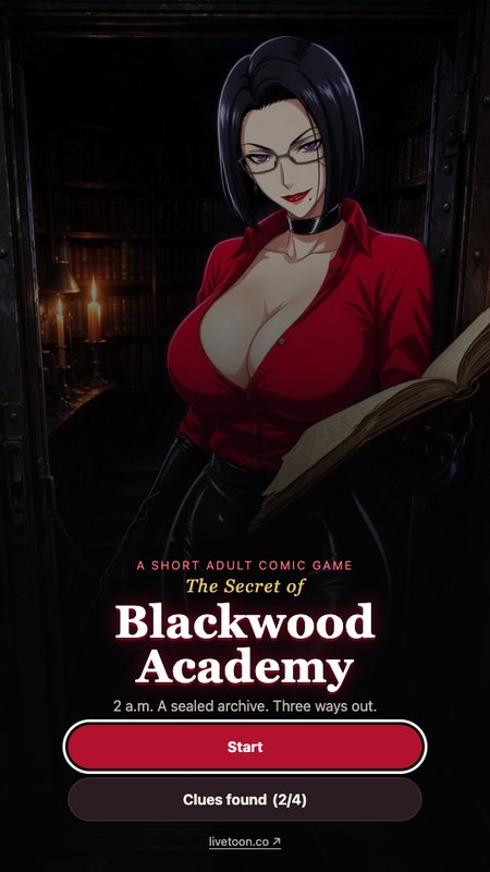 Screenshot 2 from The Secret of Blackwood Academy