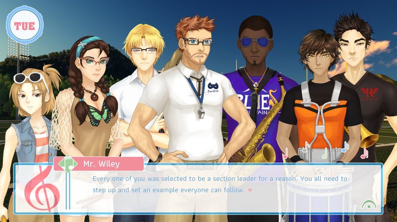 Screenshot 2 from Band Camp Boyfriend